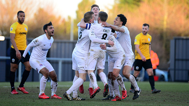 AFC Fylde leapfrogged visitors Dover Athletic and regained their place in the play-offs with a convincing 3-1 victory at Mill Farm.  
 
 
 
The Coasters had lost their place in the top seven of the National League table after back-to-back defeats however goals from Danny Rowe, Serhat Tasdemir and...